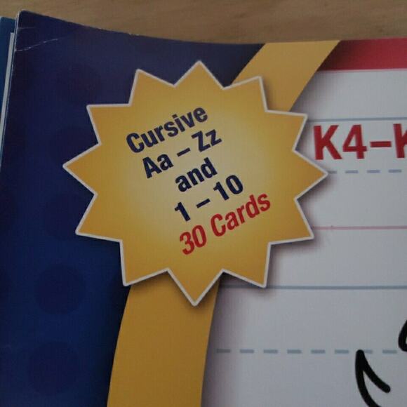Abeka Cursive Formation Flashcards K4-K5 Complete Set Used See Pictures - Picture 2 of 7
